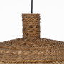 Lámpara Techo Fibra Natural Iluminación 80 X 80 X 45 cm