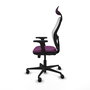 PIQUERAS Y CRESPO Silla de oficina Jorquera Morado/Blanco
