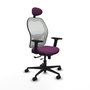 PIQUERAS Y CRESPO Silla de oficina Jorquera Morado/Blanco