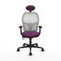 PIQUERAS Y CRESPO Silla de oficina Jorquera Morado/Blanco