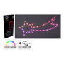 Basics Estrella LED RGB Decoración Navidad 35 LEDs USB 10m Multifunción 25x60 cm