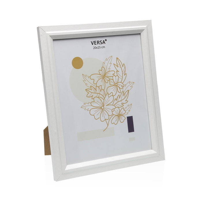 Marco de Fotos Versa Blanco Madera MDF Vintage 1,5 x 29 x 29 cm Marco de Fotos Versa Blanco Madera MDF Vintage 1,5 x 29 x 29 cm