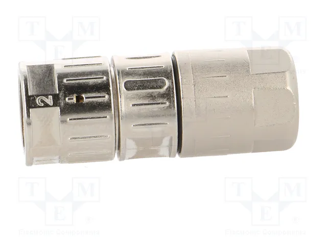 HARTING Conector M12 Slim 4 pines hembra recto HARTING Conector M12 Slim 4 pines hembra recto
