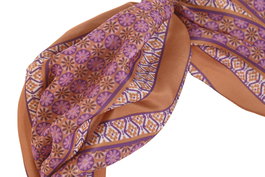 DKD Home Decor Set de 3 Accesorios de Pelo Menorca Fucsia y Naranja