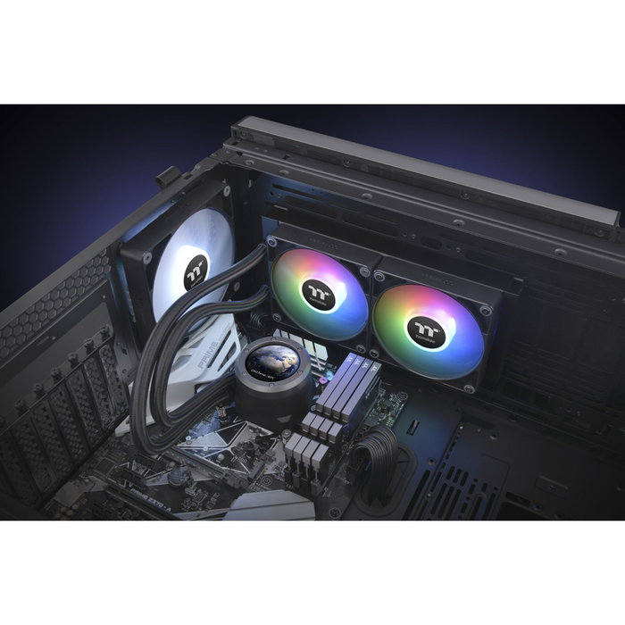Thermaltake TH240 V2 Ultra ARGB Sync CPU Liquid Cooler Negro Thermaltake TH240 V2 Ultra ARGB Sync CPU Liquid Cooler Negro