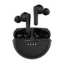 Belkin SoundForm Rhythm AUC012BTBK - Auriculares Inalámbricos Bluetooth 5.3, Resistencia IPX5 al Agua, 28 Horas de Batería, Almohadillas de Silicona, Negro