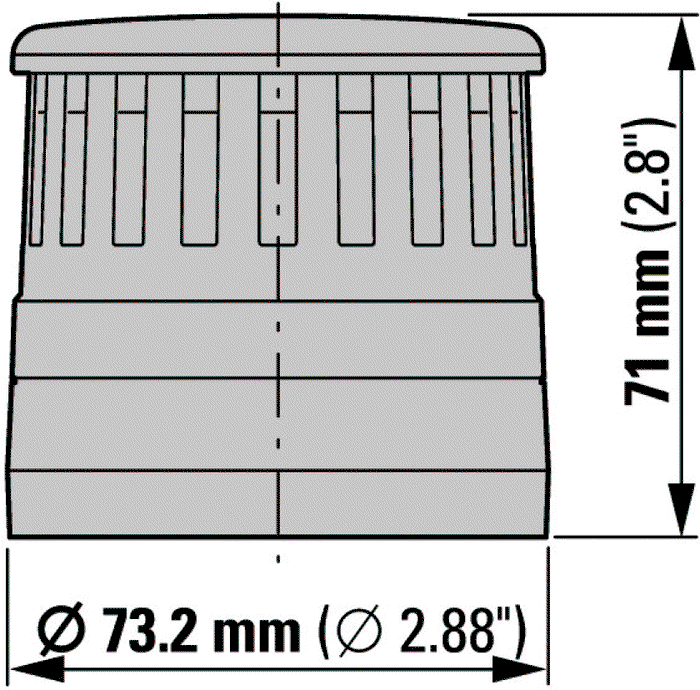 EATON ELECTRIC SL7-AP24-E Señalizador Acústico 24V AC/DC