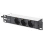 Digitus Bastidor de Pared de Red 6U, 30 kg, Negro, 312 x 300 mm, Bloqueo de Teclado, Rieles de Rack, 10 pulgadas