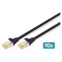 Digitus Bastidor de Pared de Red 6U, 30 kg, Negro, 312 x 300 mm, Bloqueo de Teclado, Rieles de Rack, 10 pulgadas