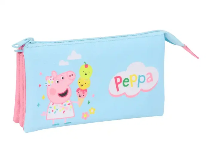 Safta Portatodo Triple Peppa Pig Safta Portatodo Triple Peppa Pig
