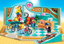 Playmobil 9402 Tienda De Skate Y Bicicleta Incluye Rampa Y Figuras Para Patinar Y Montar En Bicicleta +4 Años
