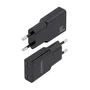 AISENS Cargador GaN Ultra Delgado 30W con 2 Puertos USB-C Negro