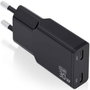 Aisens Cargador de Pared GaN 30W con 2x USB-C Negro ASCH-30W2P049-BK