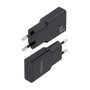 Aisens Cargador de Pared GaN 30W con 2x USB-C Negro ASCH-30W2P049-BK