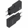 Aisens Cargador de Pared GaN 30W con 2x USB-C Negro ASCH-30W2P049-BK