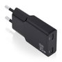 Aisens Cargador de Pared GaN 30W con 2x USB-C Negro ASCH-30W2P049-BK