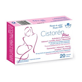 Bioserum Cistoren Plus, 20 cápsulas - Suplemento diurético para problemas urinarios