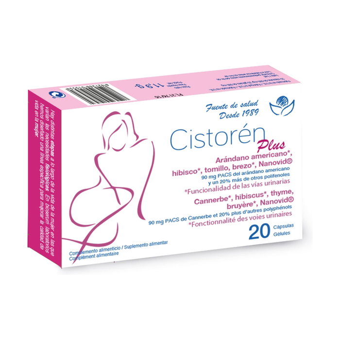 Bioserum Cistoren Plus, 20 cápsulas - Suplemento diurético para problemas urinarios Bioserum Cistoren Plus, 20 cápsulas - Suplemento diurético para problemas urinarios