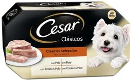 Cesar Selección de Carnes Paté Multipack 6x150g