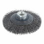 Wolfcraft Cepillo cónico de alambre de acero, rosca M14, ø100 x 15 mm