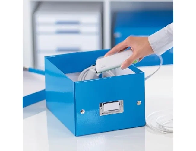 Leitz Caja Click&Store pequeña azul 216x160x282 mm Leitz Caja Click&Store pequeña azul 216x160x282 mm