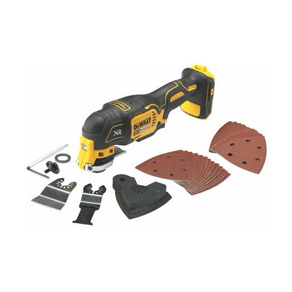 DeWALT DCS355N-XJ Multitool a Batería para Lijado y Serrado, 18V, Negro y Amarillo