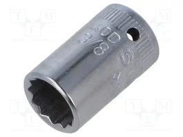 STAHLWILLE Llave de vaso de 12 ángulos, 23mm, 3/8 pulg.