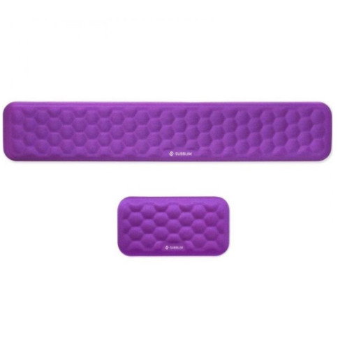 Subblim Pack de 2 Reposamuñecas Ergo Airpadding Púrpura Subblim Pack de 2 Reposamuñecas Ergo Airpadding Púrpura
