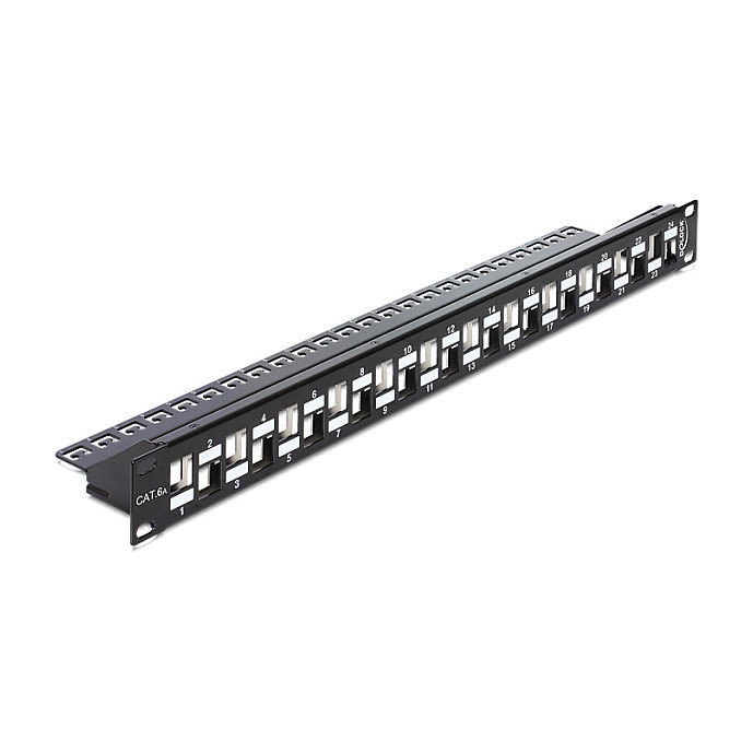 DeLOCK 43278 Patch Panel Keystone de 24 Puertos 19 Pulgadas DeLOCK 43278 Patch Panel Keystone de 24 Puertos 19 Pulgadas