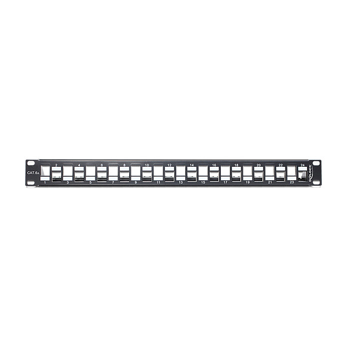 DeLOCK 43278 Patch Panel Keystone de 24 Puertos 19 Pulgadas DeLOCK 43278 Patch Panel Keystone de 24 Puertos 19 Pulgadas