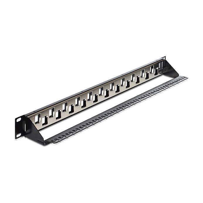 DeLOCK 43278 Patch Panel Keystone de 24 Puertos 19 Pulgadas DeLOCK 43278 Patch Panel Keystone de 24 Puertos 19 Pulgadas