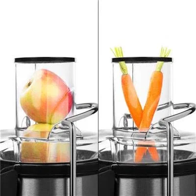 Princess 203040 Licuadora centrífuga 800 W, Negro/Acero inoxidable, 2 velocidades, 1.1 L de zumo, función anti-goteo y fácil limpieza