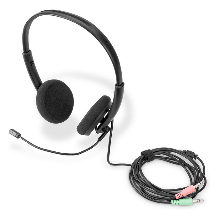 Digitus DA-12202 Headset de oficina On Ear Negro Digitus DA-12202 Headset de oficina On Ear Negro