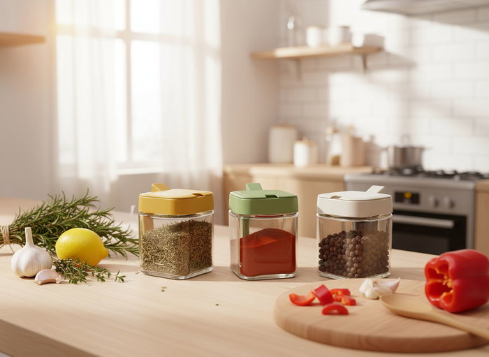 La Mediterranea Dispensador de Especias de Vidrio 270ml