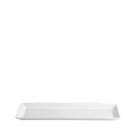 Viejo Valle Cuadro Rabanera Rectangular para Vajilla de Porcelana, 23.5x12x2 cm (Set de 12)