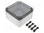 SPELSBERG TK PC 1111-7-TO Carcasa Universal de Policarbonato Gris