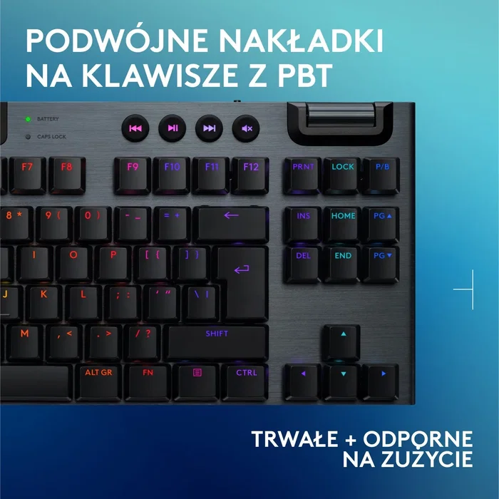 Logitech G915 X Lightspeed TKL Teclado Mecánico Táctil Negro