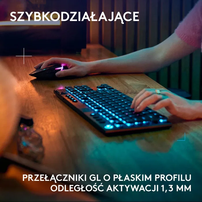 Logitech G915 X Lightspeed TKL Teclado Mecánico Táctil Negro