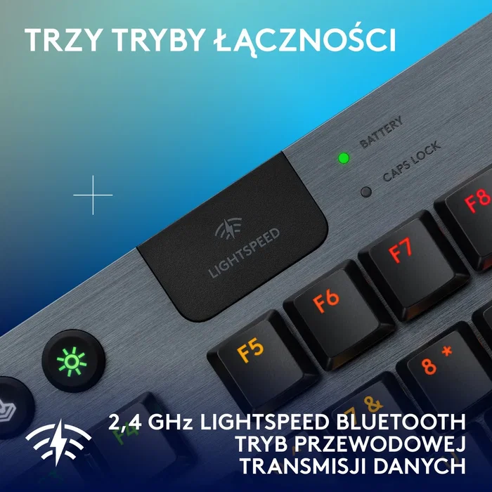 Logitech G915 X Lightspeed TKL Teclado Mecánico Táctil Negro
