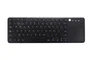 CoolBox CoolTouch Teclado Inalámbrico 2.4GHz Universal QWERTY Español Negro con Touchpad Multitáctil para Smart TV, PC, Mac, Linux