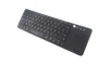 CoolBox CoolTouch Teclado Inalámbrico 2.4GHz Universal QWERTY Español Negro con Touchpad Multitáctil para Smart TV, PC, Mac, Linux