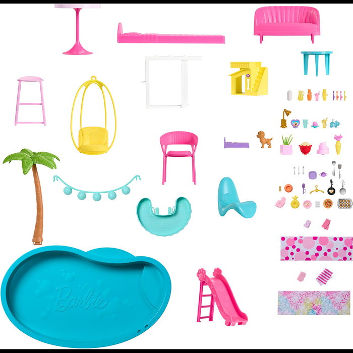 Barbie Dreamhouse 2023 Hmx10 Mattel Casa de Vacaciones de 2 Pisos con 6 Zonas de Juego y Accesorios Barbie Dreamhouse 2023 Hmx10 Mattel Casa de Vacaciones de 2 Pisos con 6 Zonas de Juego y Accesorios