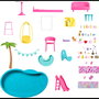 Barbie Dreamhouse 2023 Hmx10 Mattel Casa de Vacaciones de 2 Pisos con 6 Zonas de Juego y Accesorios