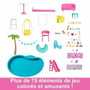 Barbie Dreamhouse Casa de Muñecas de 3 Plantas con 75 Accesorios y Muebles