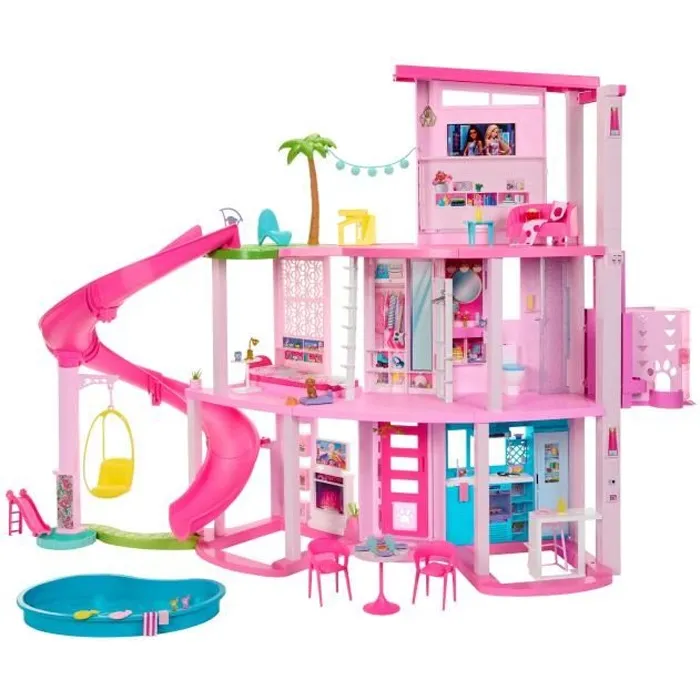 Barbie HMX10 Barbie Dreamhouse Box Muñeca Fashion para 3 años y más Barbie HMX10 Barbie Dreamhouse Box Muñeca Fashion para 3 años y más
