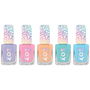 Wow Generation Blister 5 Botes Esmalte Uñas Colores Pastel Lila Rosa Amarillo Verde Azul