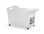 Plasticforte Carrito Multiusos N.2 Transparente con Asa - 485 x 450 x 240 mm