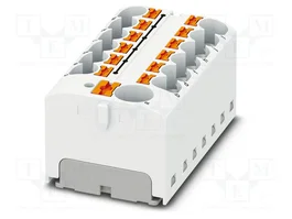 PHOENIX CONTACT PTFIX 10/12X4 WH Conector de Carril Blanco