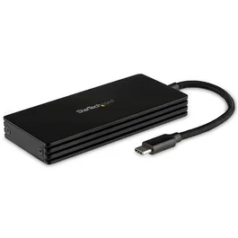 StarTech.com Caja USB 3.1 USB-C para SSD M.2 SATA en Aluminio - Negro