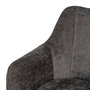 Silla Brazos Gris Oscuro Tejido-Metal 58 X 58 X 83 cm (Set de 2)